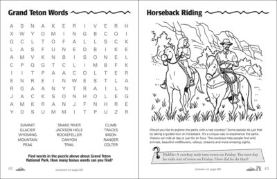 Yellowstone & Grand Teton Activity Book - Image 5