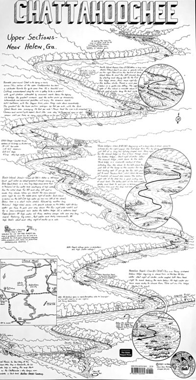 River Map: Upper Chattahoochee River
