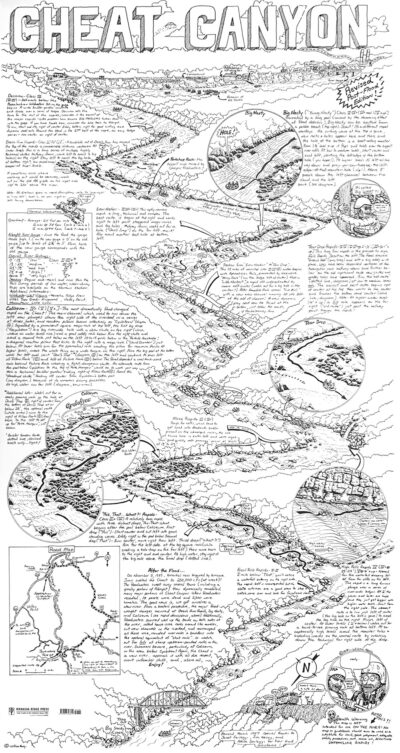 River Map: Cheat River Canyon