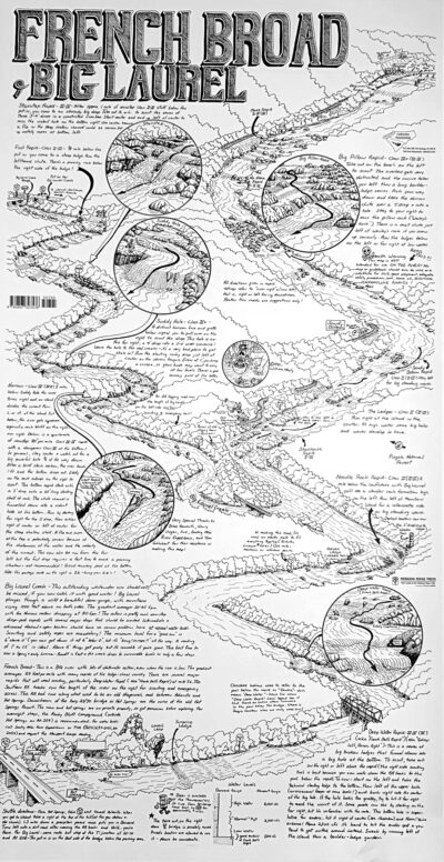River Map: French Broad River