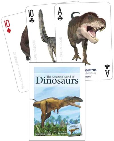 The Amazing World of Dinosaurs Playing Cards