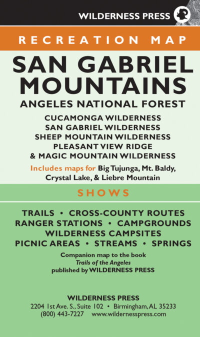 San Gabriel Mountains Map