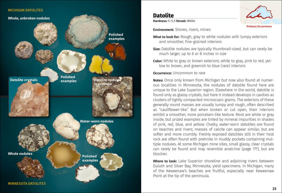 Lake Superior Rocks Minerals Field Guide Adventurekeen Shop