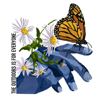 Sticker: Outdoors is for Everyone