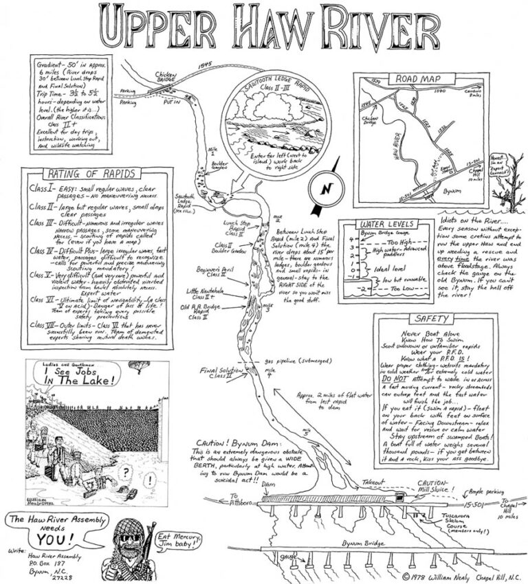 River Map Upper Haw River AdventureKEEN Shop