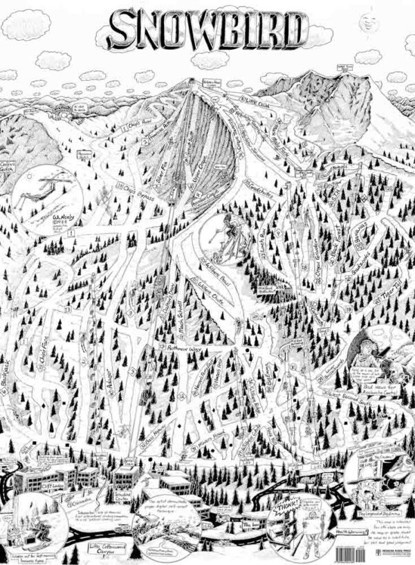 Ski Map: Snowbird Mountain