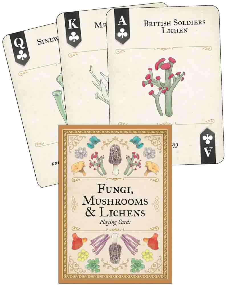 Fungi, Mushrooms & Lichens Playing Cards